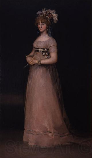 Francisco de Goya Ritratto della contessa di Chincon Norge oil painting art